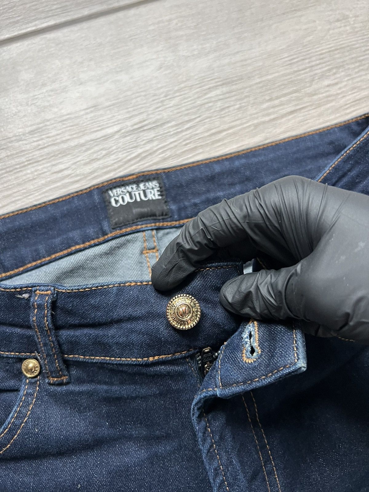 Jean Classic Dark Blue Versace Jeans Couture Pants 32 Size Size US 32 / EU 48 - 14 Thumbnail