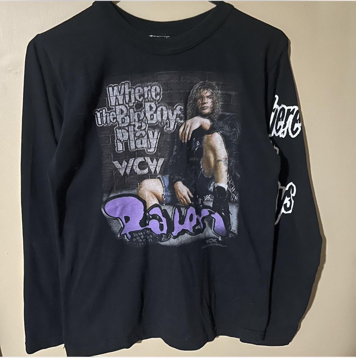 Vintage 1998 Wcw Raven Wresling grail Shirt Mens Small Size US S / EU 44-46 / 1 - 1 Thumbnail