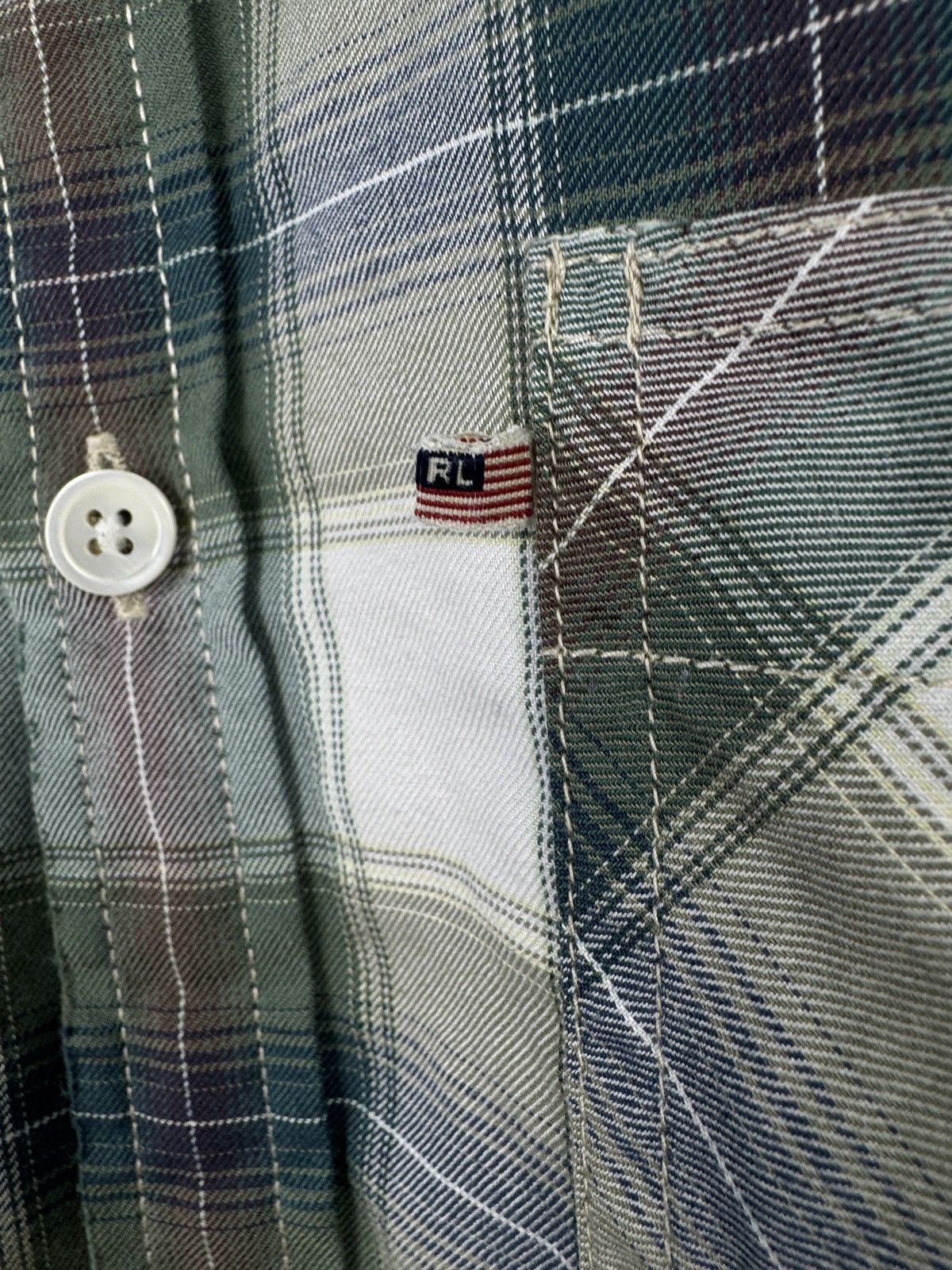 Polo Ralph Lauren Ralph Lauren MFG Polo Jeans Long Sleeve Shirt Button Up Size US XL / EU 56 / 4 - 6 Thumbnail