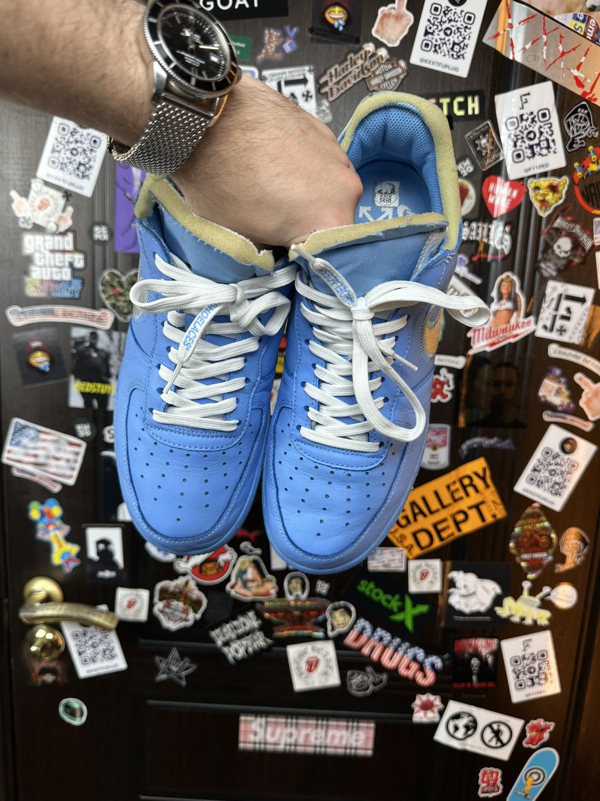 Nike × Off-White NIKE X OFF-WHITE AIR FORCE 1 MCA Size US 9.5 / EU 42-43 - 12 Thumbnail