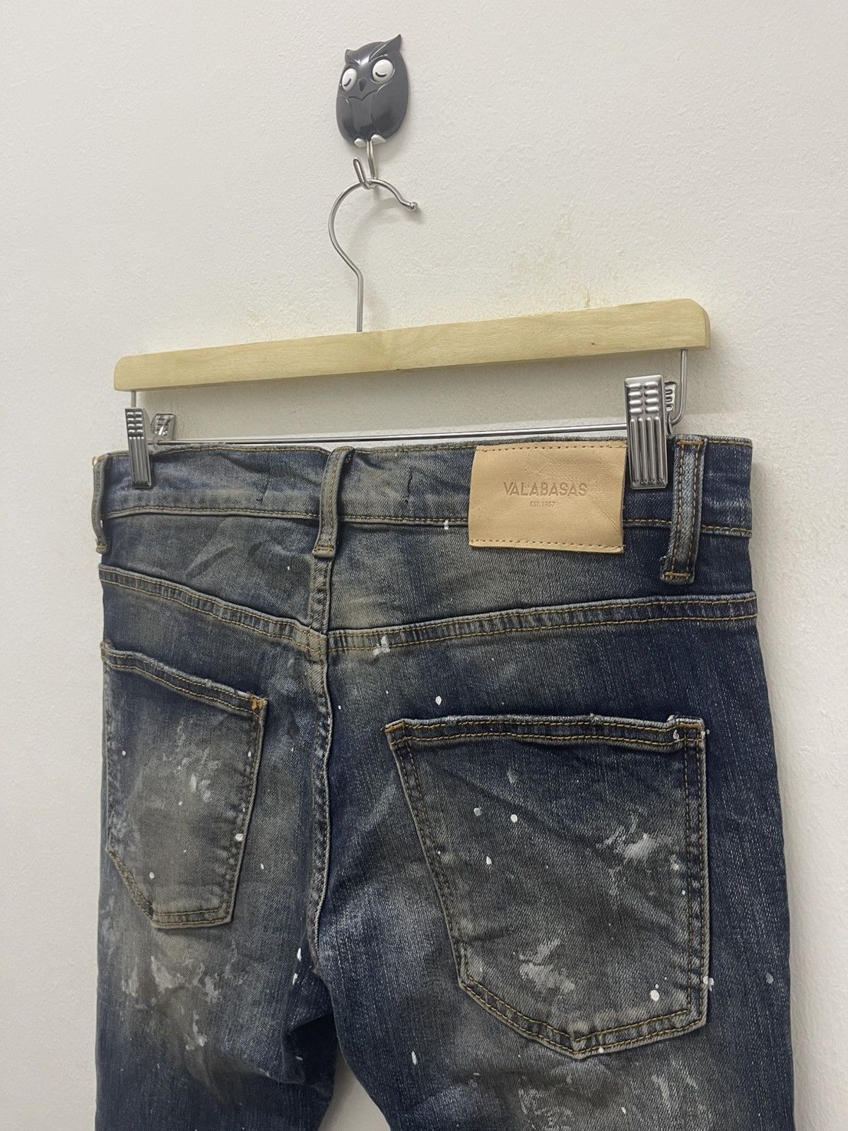 Valabasas Rare VALABASAS Paint Splatter Ripped Distressed Size US 29 - 15 Thumbnail