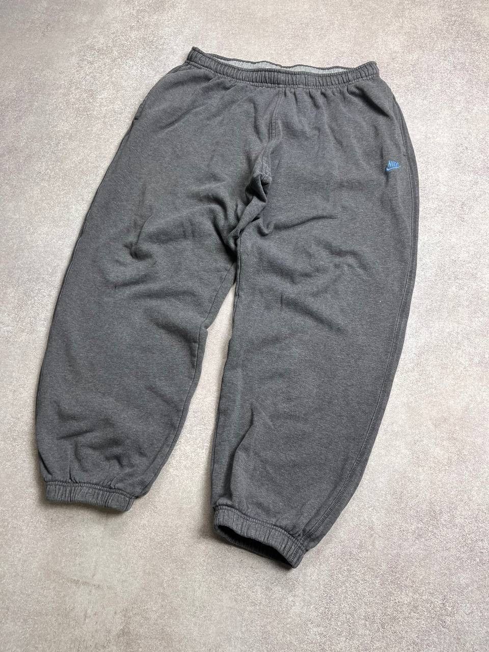 Nike × Vintage VINTAGE NIKE SWOOSH BAGGY COTTON SWEATPANTS Y2K XL Size US 36 / EU 52 - 2 Thumbnail