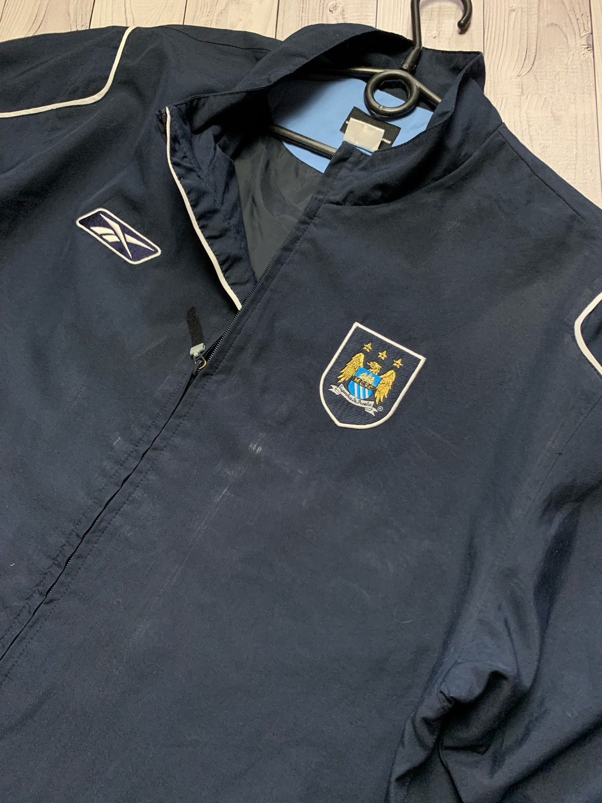 Reebok × Vintage Manchester City Reebok vintage track jacket Size XL Size US XL / EU 56 / 4 - 4 Thumbnail