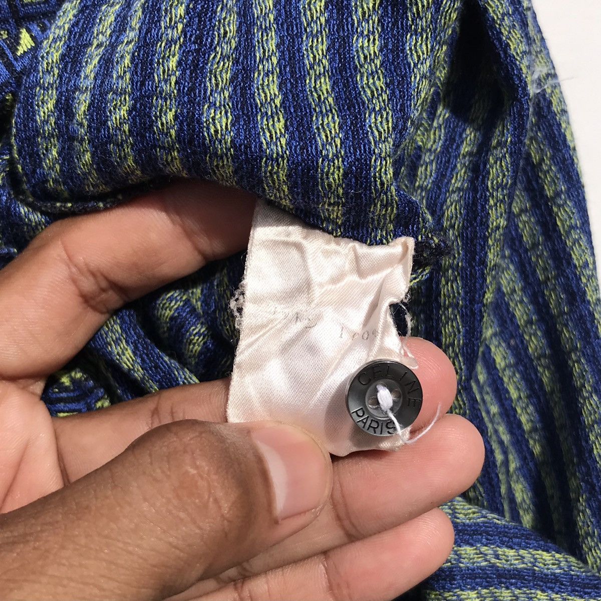 Celine Vintage 90s Celine Homme Polos Shirt Small Logo C Celine Size US S / EU 44-46 / 1 - 13 Thumbnail