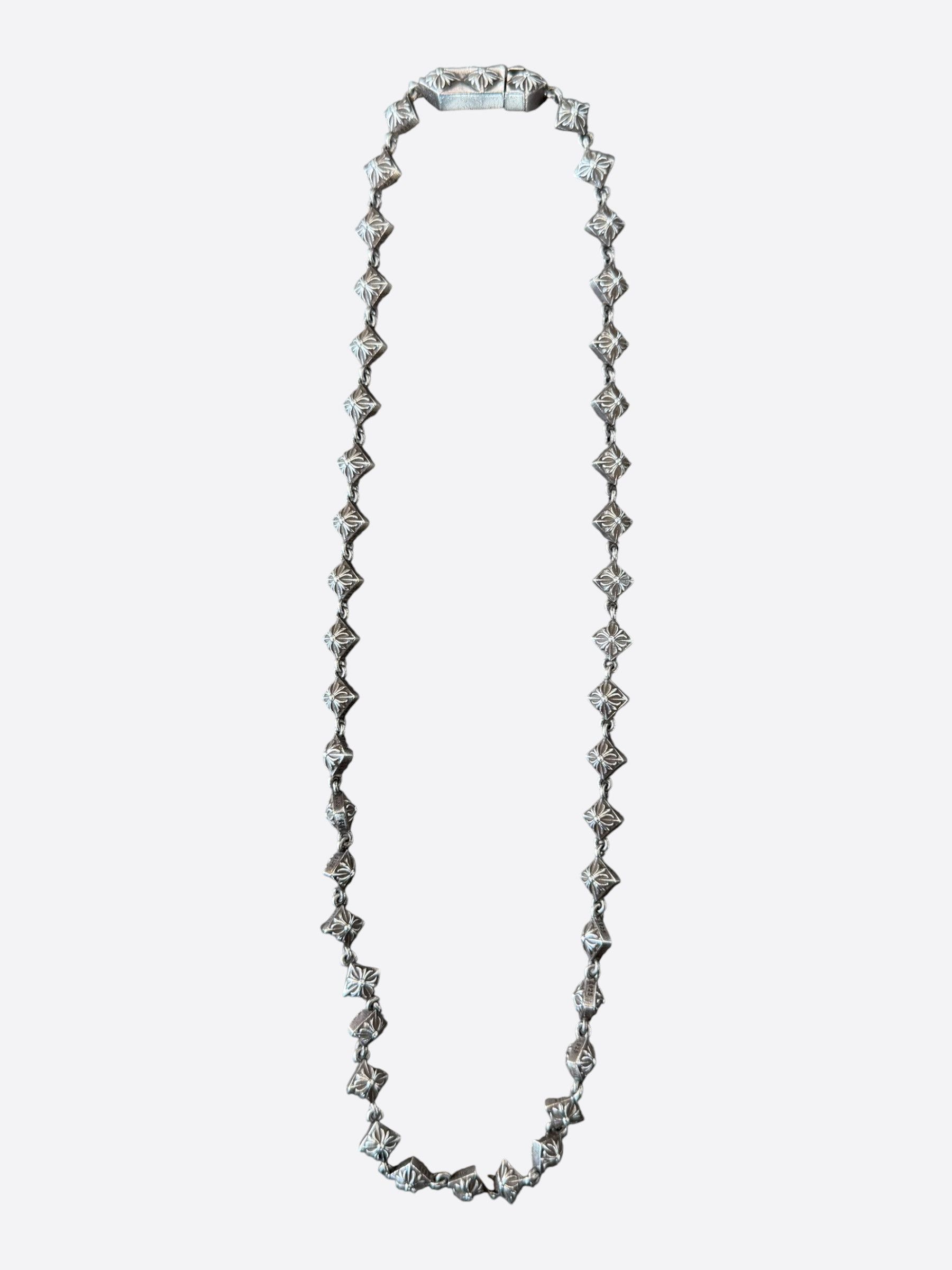 Chrome Hearts Chrome Hearts Silver Pyramid Cross Necklace Size ONE SIZE - 2 Thumbnail