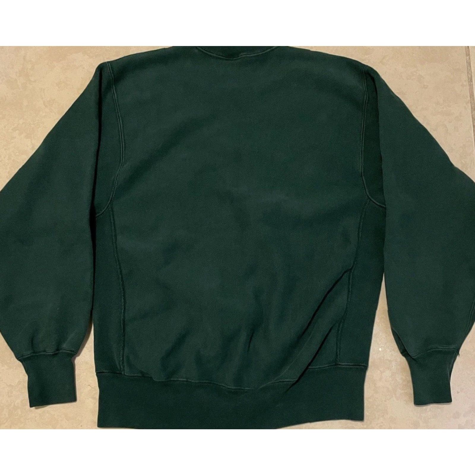 Vintage VINTAGE 90s SDSU Faded Reverse Weave Sweatshirt L USA College Hoodie Men Green Size L Size US L / EU 52-54 / 3 - 6 Thumbnail