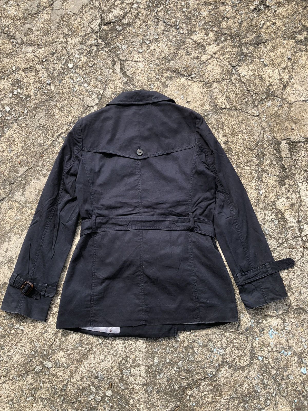 Japanese Brand Vintage Naf Naf Trench Coat Size S / US 4 / IT 40 - 2 Thumbnail