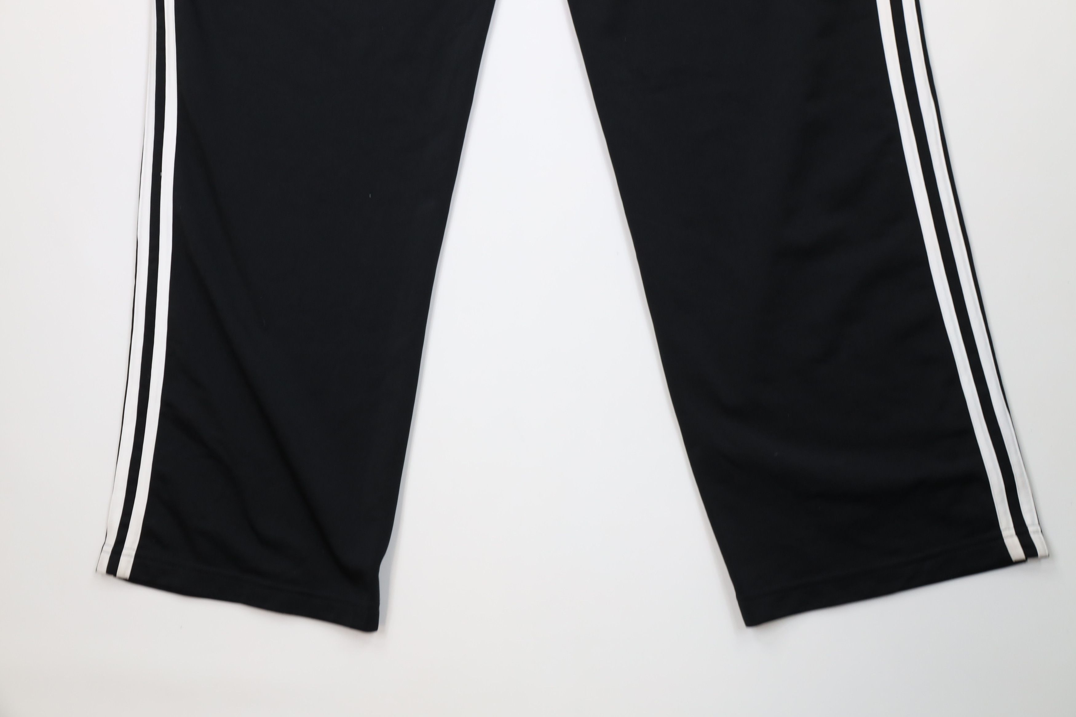 Adidas Vintage Y2K Adidas Striped Wide Leg Sweatpants Pants Black Size US 42 / EU 58 - 14 Thumbnail