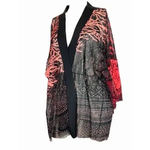 Jean Paul Gaultier Vintage Jean Paul Gaultier Mesh Wrap Top Robe Size M / US 6-8 / IT 42-44 - 1 Thumbnail