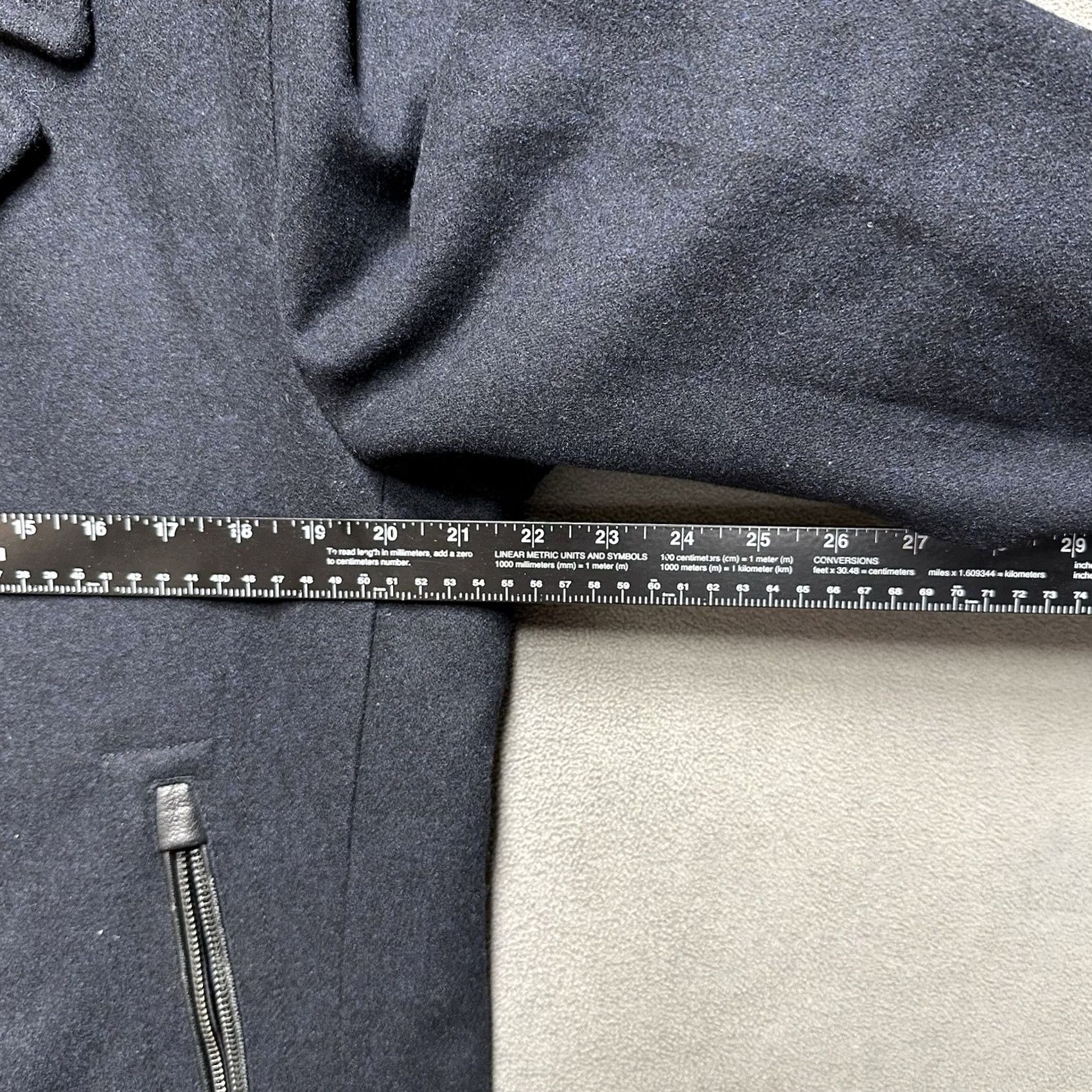 Michael Kors Michael Kors Pea Coat Womens Medium Navy Wool Quilt Lined Double Breasted Navy Blue Coat Womens M Jacket/Coat Regular Fit Size M / US 6-8 / IT 42-44 - 7 Thumbnail