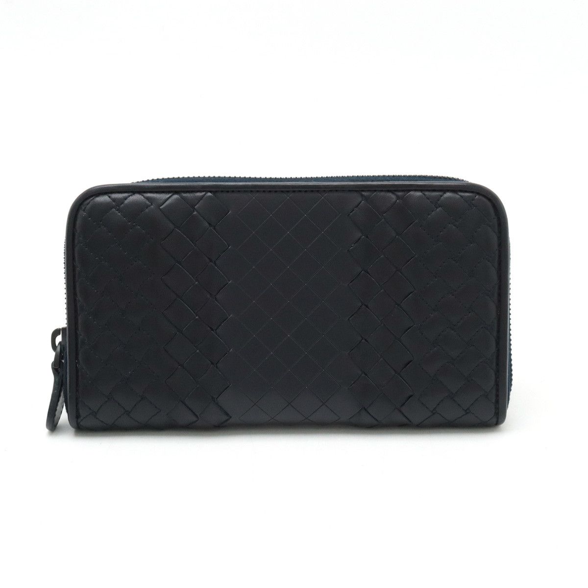 Bottega Veneta Bottega Veneta Bottega Veneta Leather Intrecciato Zip-Around Wallet 114076 Leather Long Wallet 114076 in Great Condition Size ONE SIZE - 1 Thumbnail