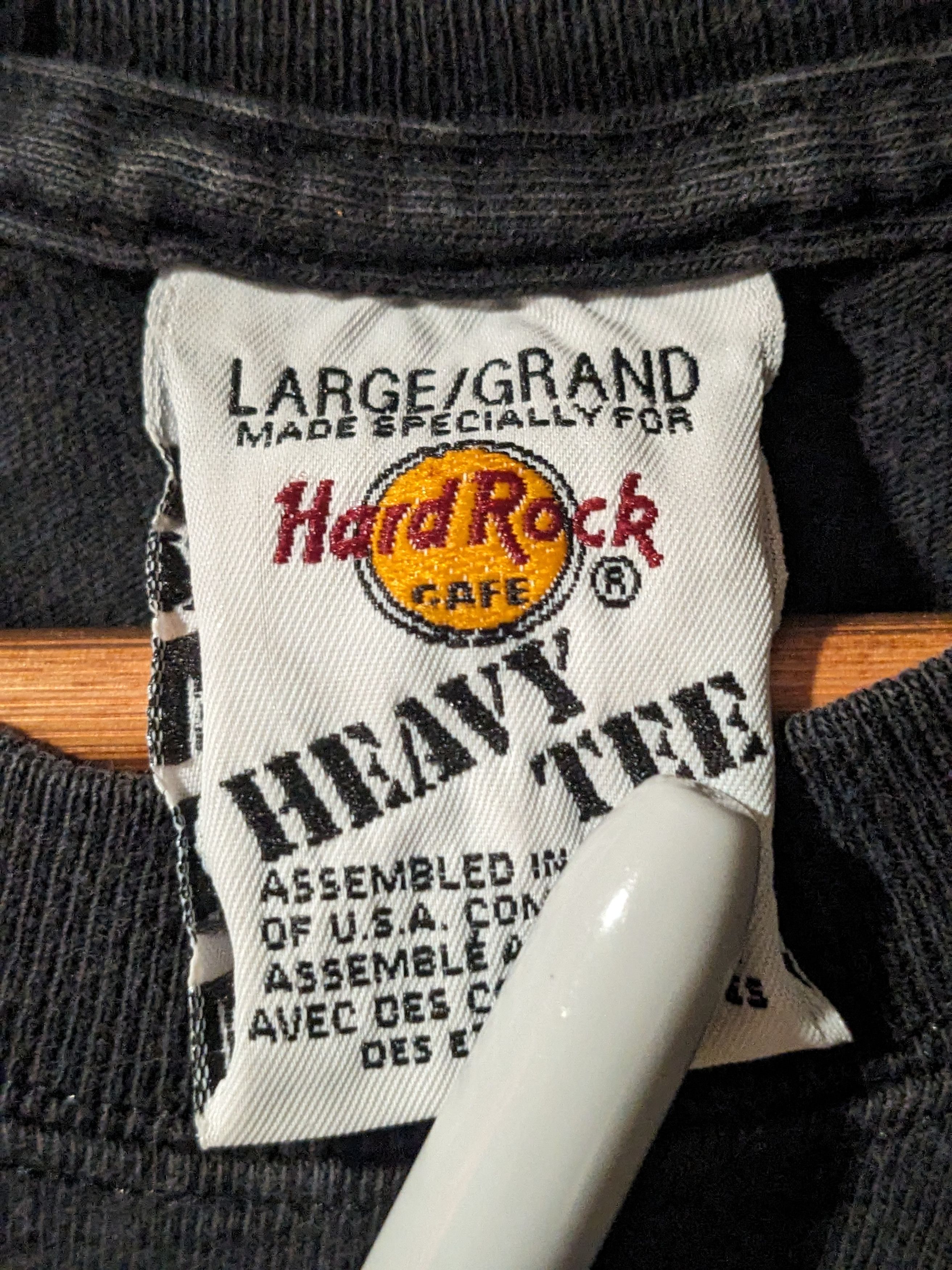 Hard Rock Cafe × Vintage Vintage 90s Hard Rock Cafe Myrtle Beach Egypt Heavy T-Shirt Size US L / EU 52-54 / 3 - 6 Thumbnail