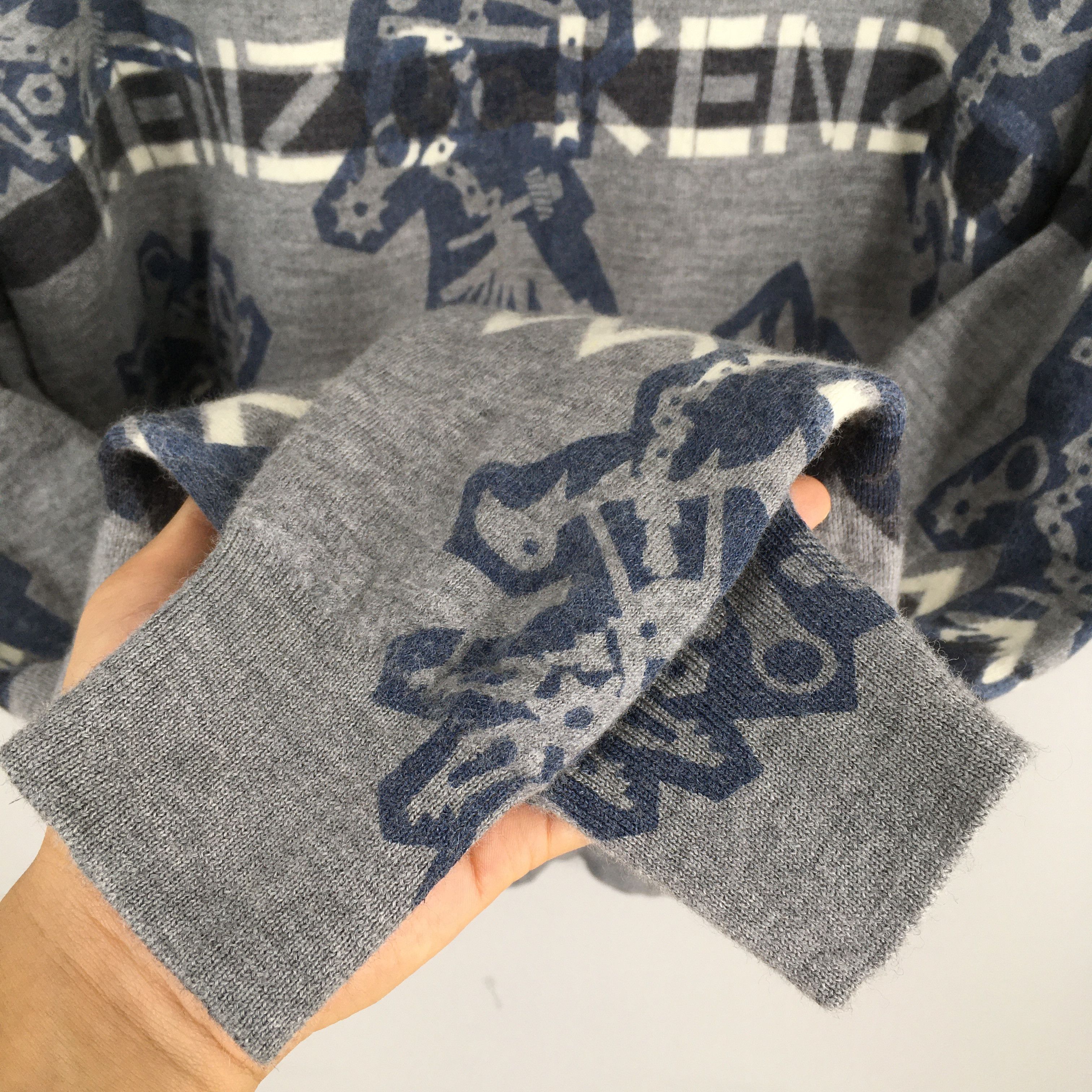 Jean Vintage Kenzo Jeans Tribal Patterned Sweatshirt Small Size S / US 4 / IT 40 - 6 Thumbnail