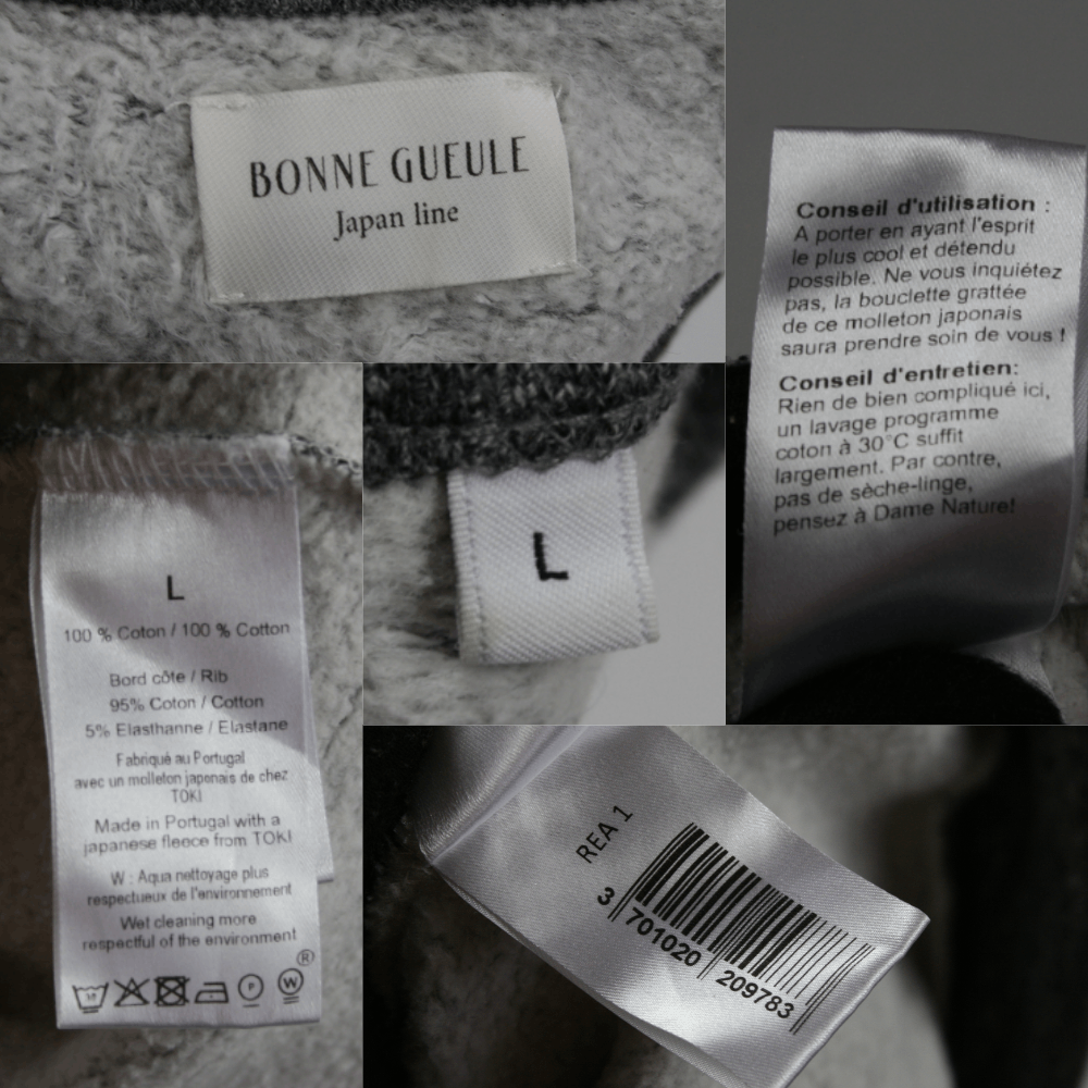 Bonnegueule Japan Line Melange Crewneck Sweatshirt Size US L / EU 52-54 / 3 - 8 Thumbnail