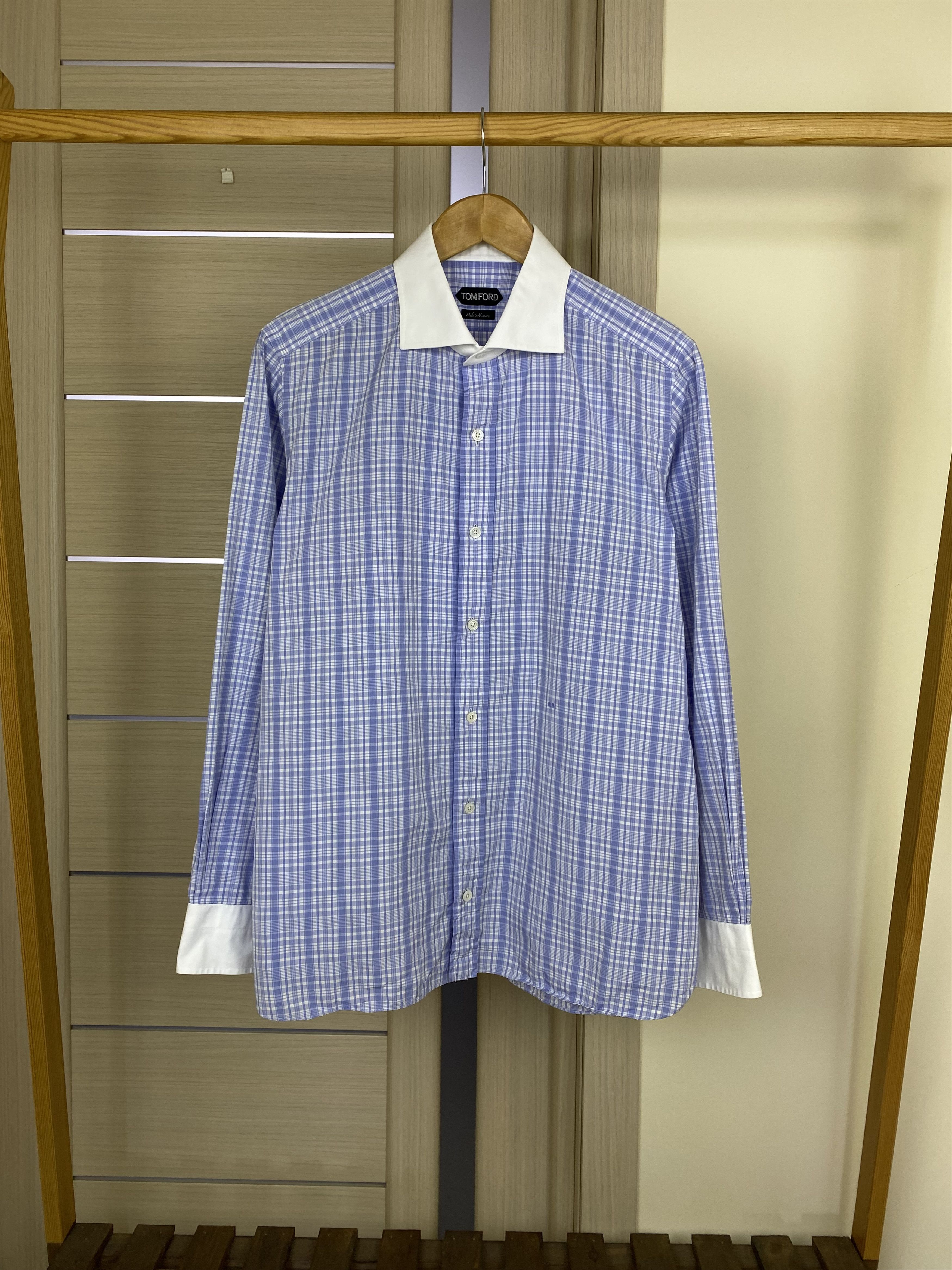 Tom Ford Rare Tom Ford checkered classic camicia shirt size M-L Size US M / EU 48-50 / 2 - 1 Thumbnail