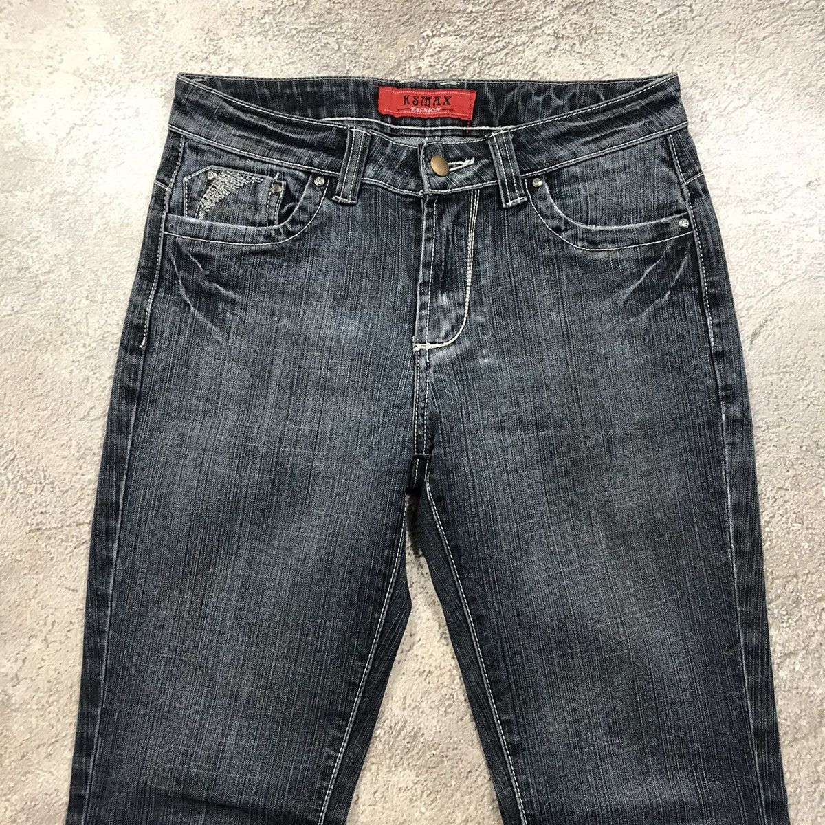 Vintage Vintage 90s Baggy Distressed Faded Jeans Grunge Skate 26 Size 26" / US 2 / IT 38 - 3 Thumbnail