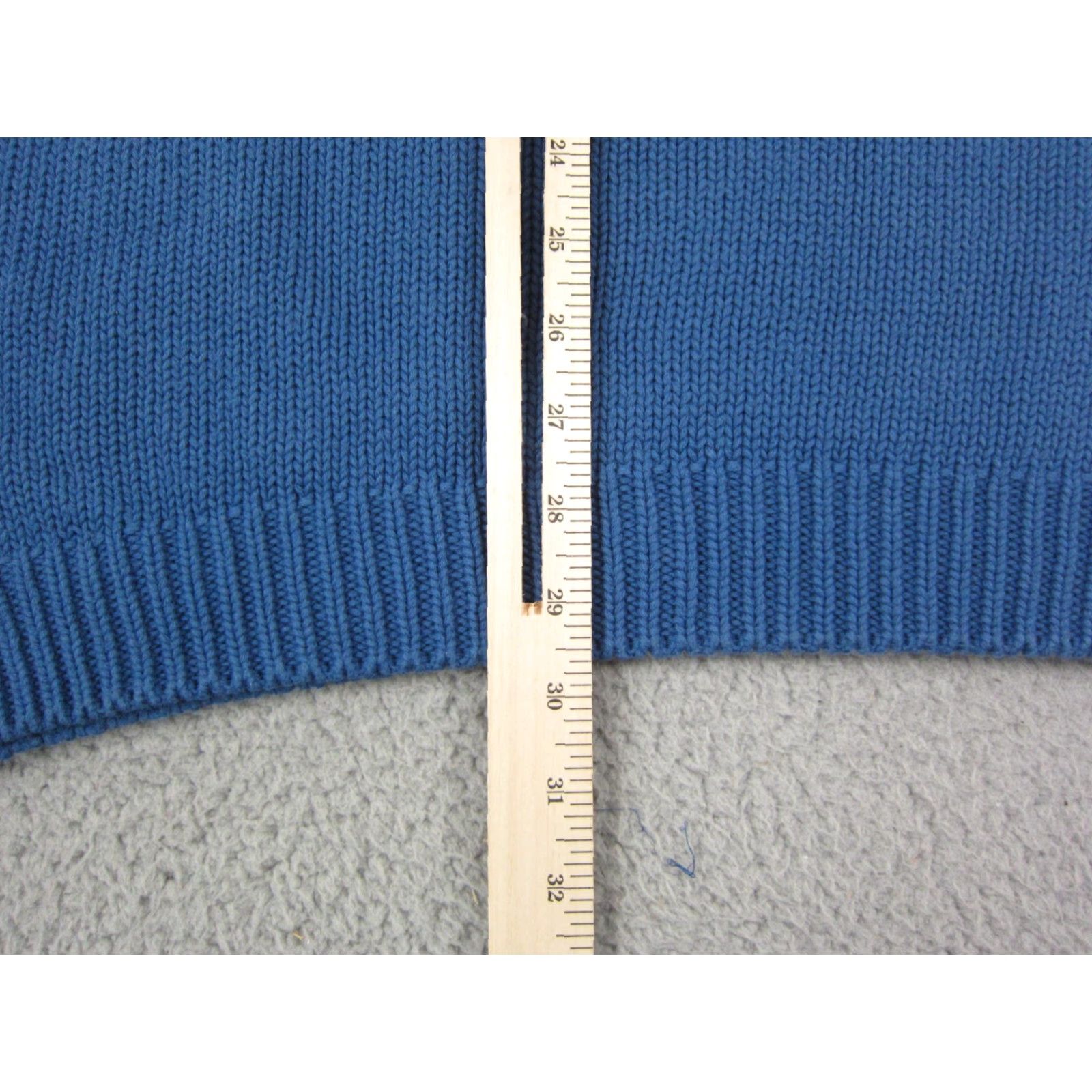 Eddie Bauer VINTAGE Eddie Bauer Sweater Mens XL Blue Cable-Knit Cotton Crew Neck Pullover 80s Rugby Size US XL / EU 56 / 4 - 6 Thumbnail