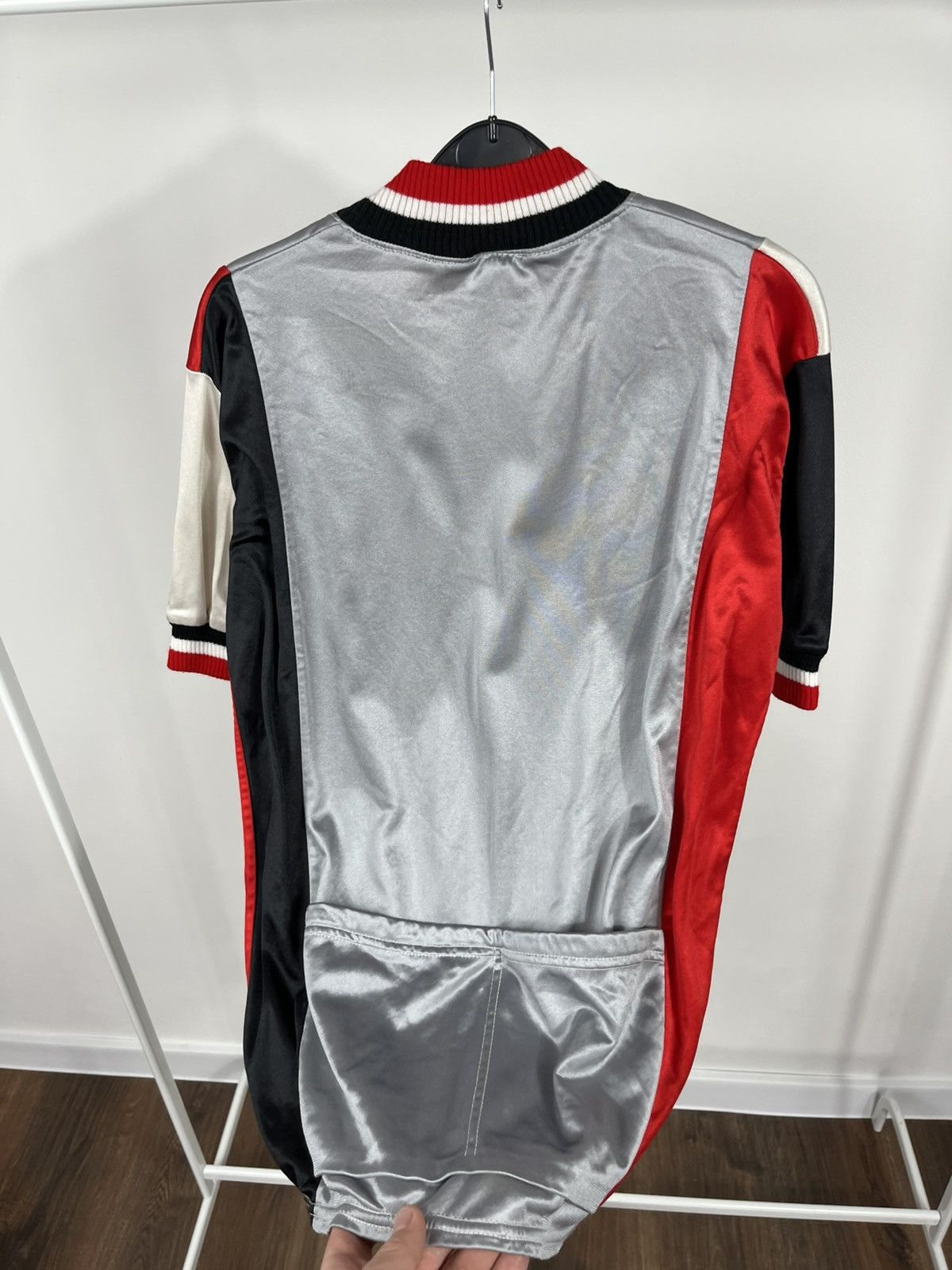 Other Vintage 80s Made in England Cycling Jersey Size L Red Black Size US L / EU 52-54 / 3 - 13 Thumbnail