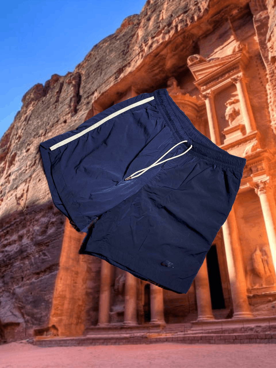 Nike shorts blue streetwear Vintage logo NIKE crazy Y2K Size US 30 / EU 46 - 1 Thumbnail