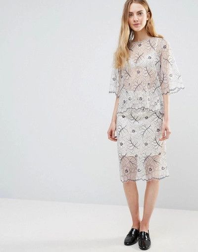 Ganni Ganni California Lace Dress Size M / US 6-8 / IT 42-44 - 1 Thumbnail