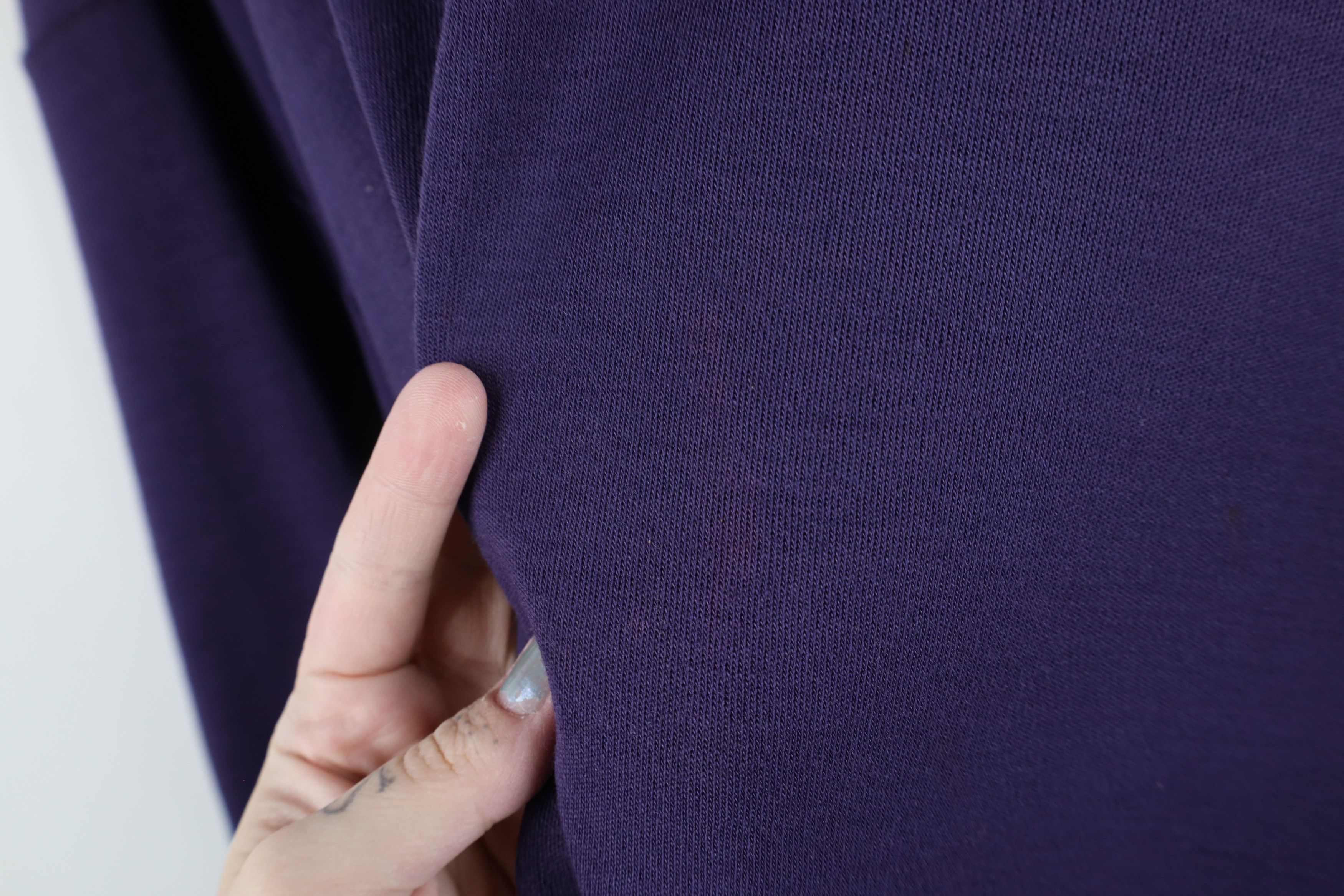 St. Croix × Vintage Vintage 90s St Croix Wool Knit V-Neck Sweater Purple USA Size US L / EU 52-54 / 3 - 5 Thumbnail