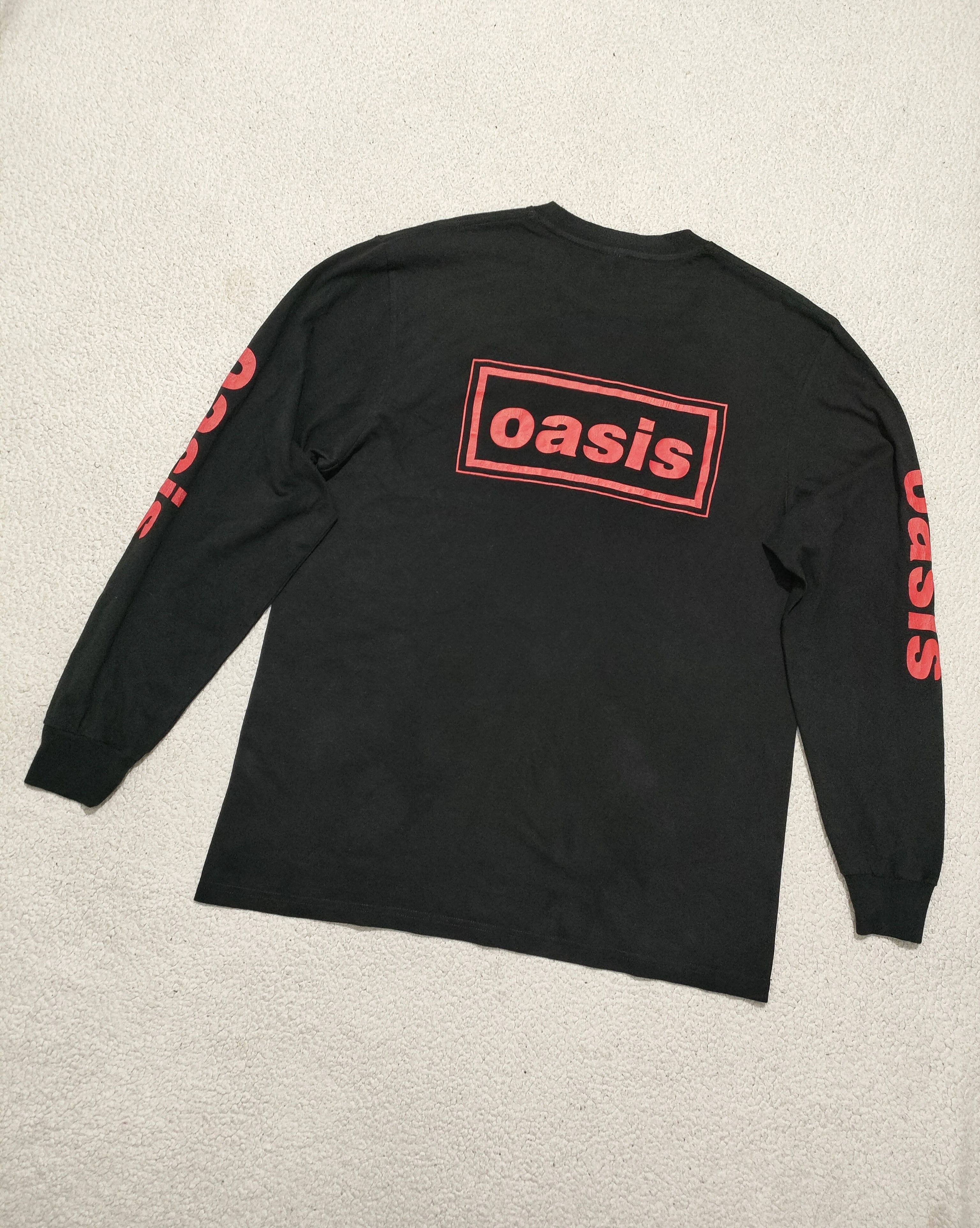Band Tees 90s OASIS 'Shakermaker' Long Sleeve Vintage Tee Size US XL / EU 56 / 4 - 18 Thumbnail