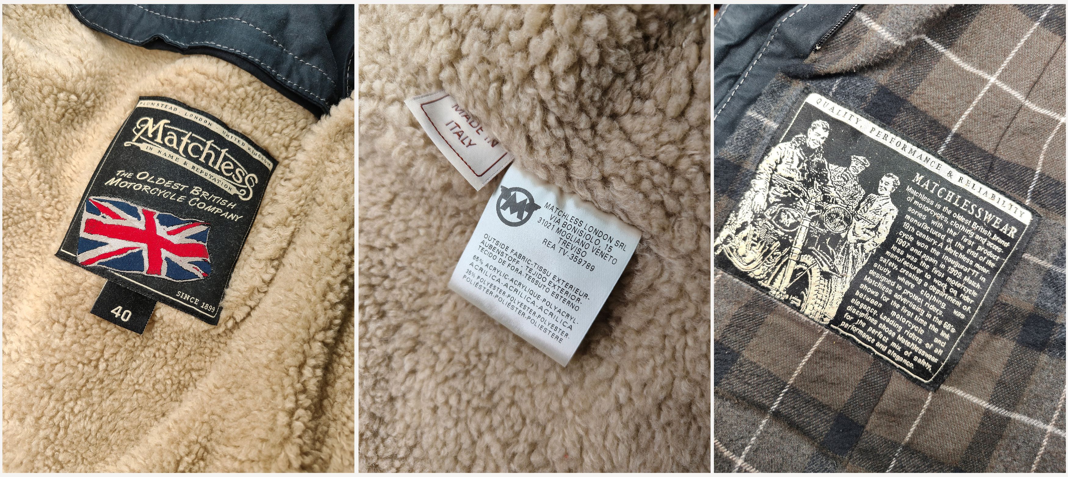 Matchless MATCHLESS _ ITALY _ SHEFFIELD _ WAX COTTON _ SHEARLING Size S / US 4 / IT 40 - 9 Thumbnail