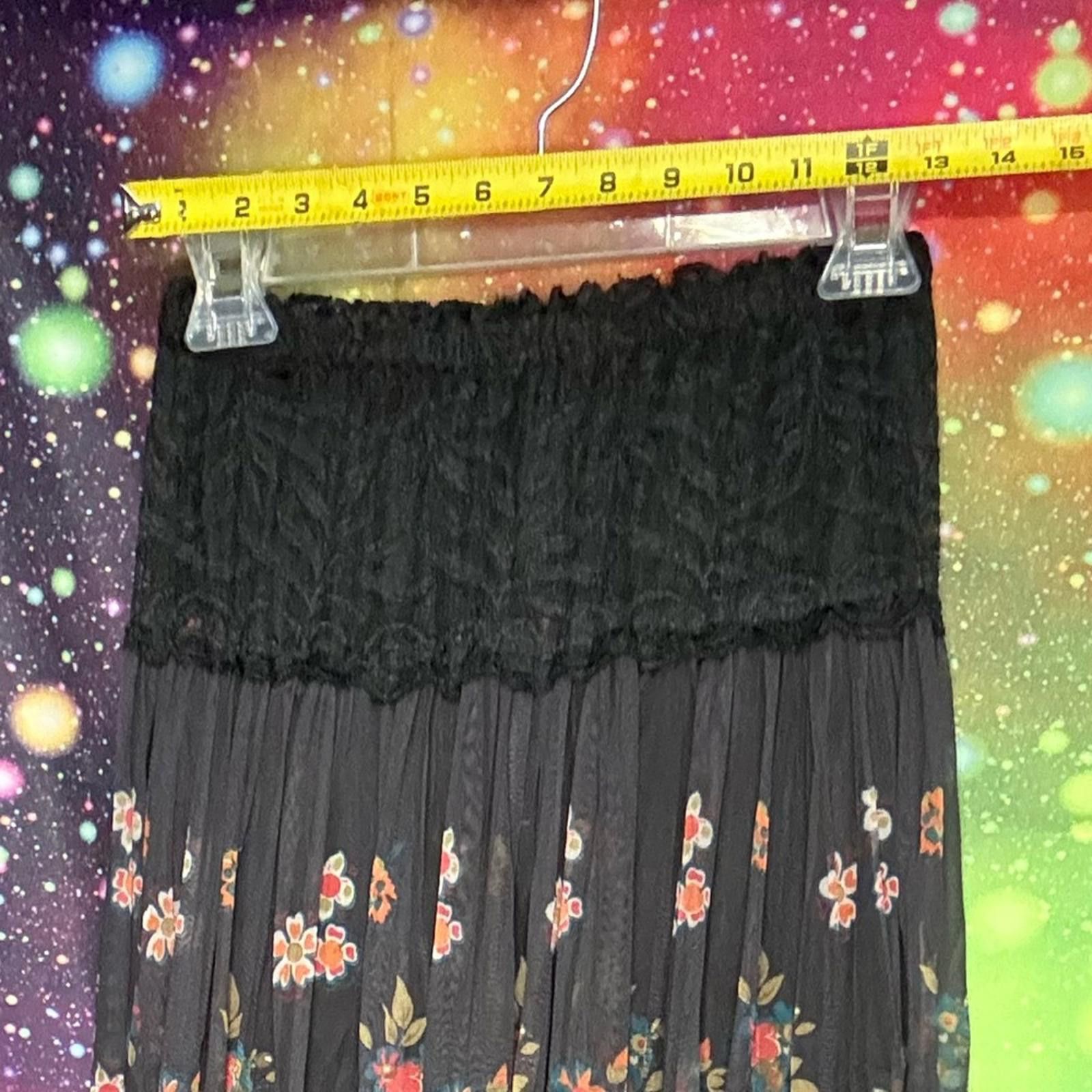 Designer Floral Maxi Skirt Size 32" / US 10 / IT 46 - 3 Thumbnail