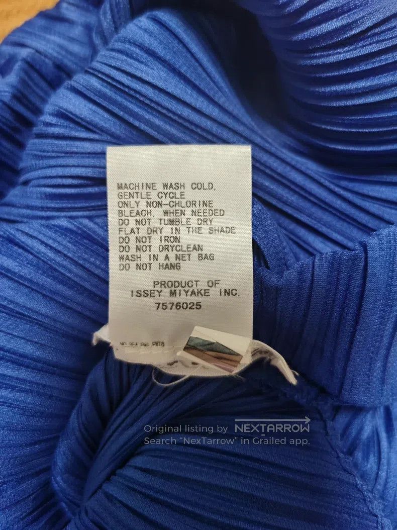Issey Miyake Issey Miyake Royal Blue Horizontal Striped Dress Size XXL / US 16-18 / IT 52-54 - 6 Thumbnail