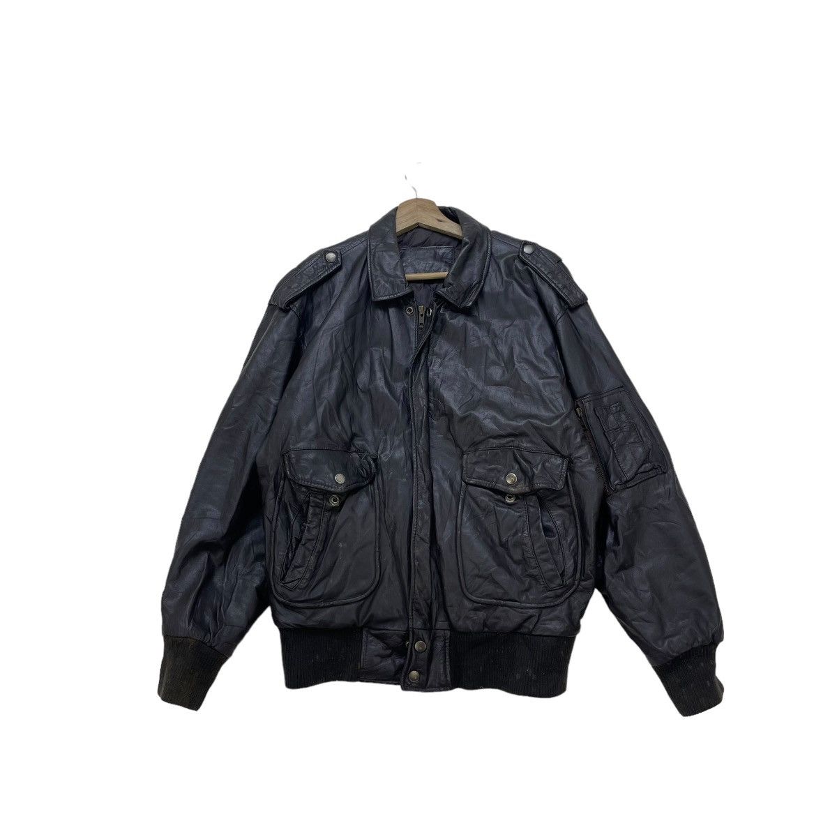 Other Japanese Brand Leather Jacket Type A2 Usaf Size US M / EU 48-50 / 2 - 1 Thumbnail