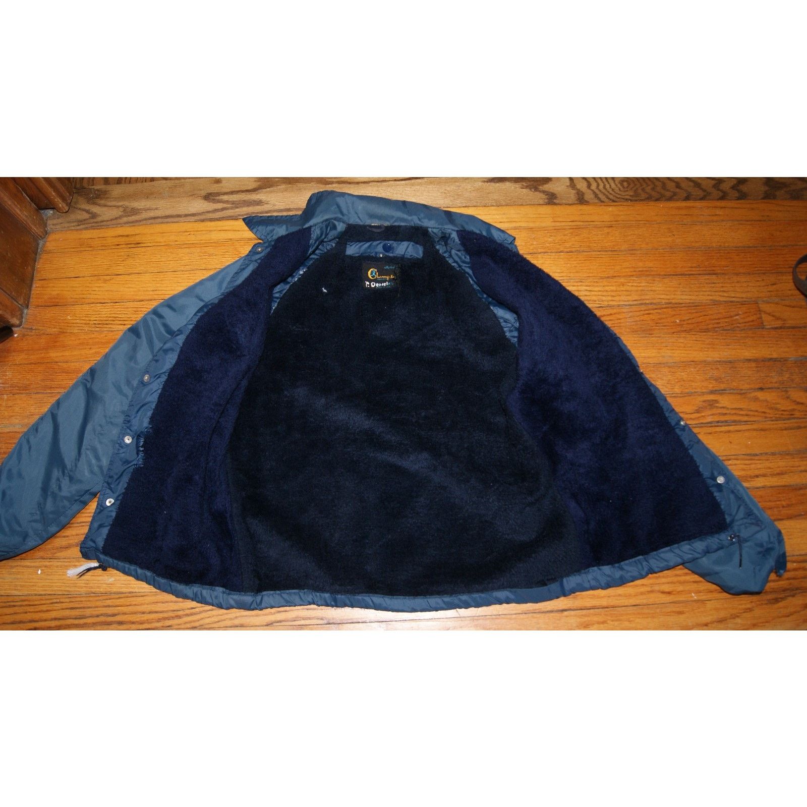 Champion Vtg Champion Jacket Snap Button Sherpa Lined Coat L Size US L / EU 52-54 / 3 - 5 Thumbnail