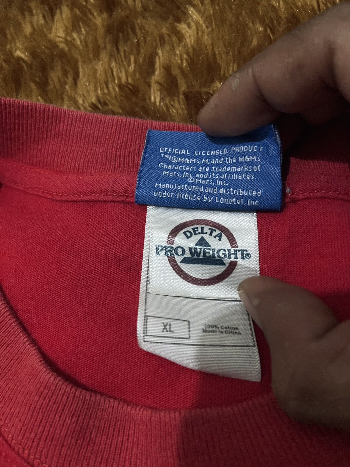Vintage Vintage Y2K Essential Red M&M’s Chocolate Candy T-Shirt Size US XL / EU 56 / 4 - 5 Thumbnail