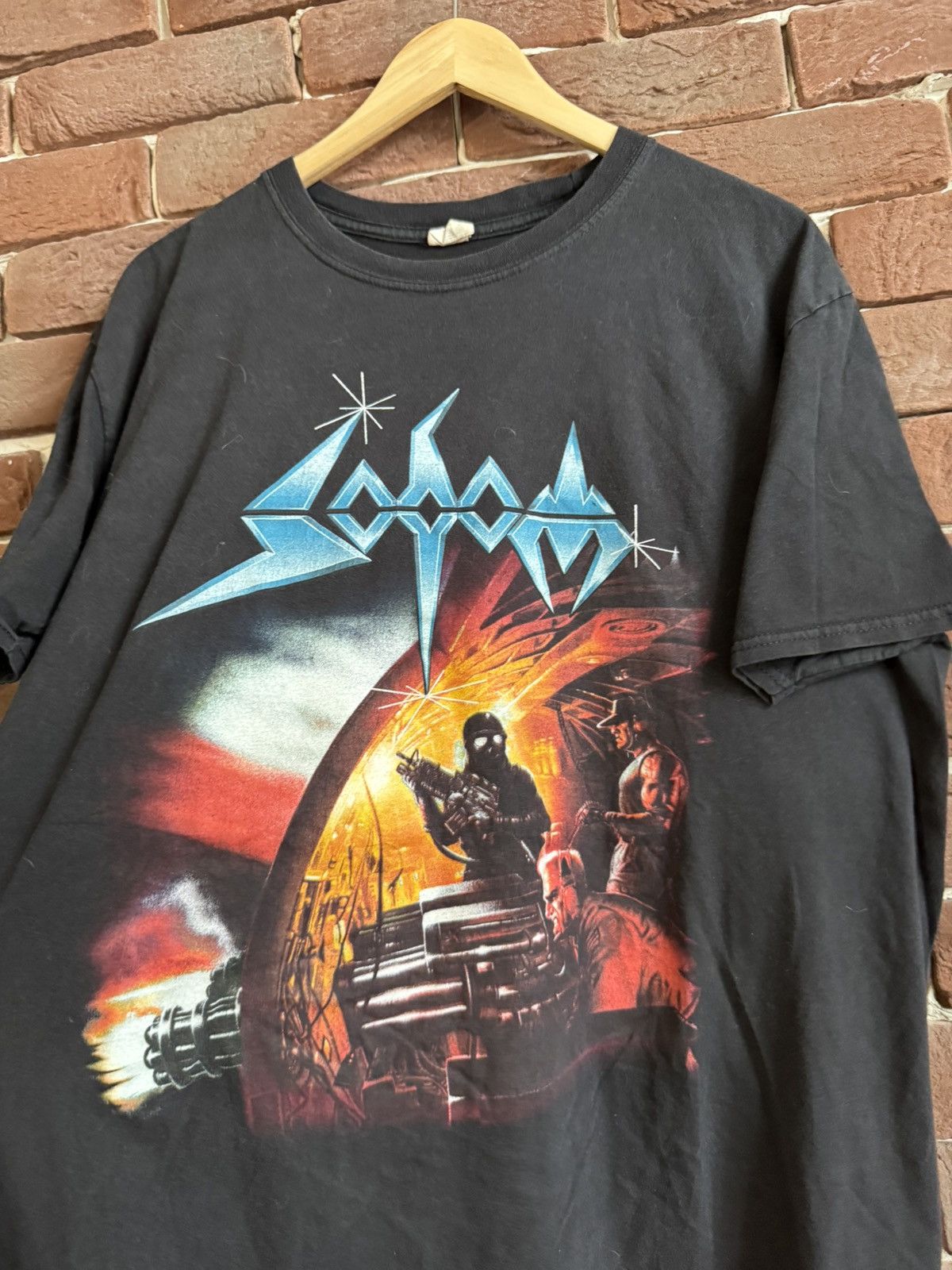 Band Tees Sodom Agent Oranfe Thrash Metal Tour Band Tshirt XL Black Size US XL / EU 56 / 4 - 2 Thumbnail