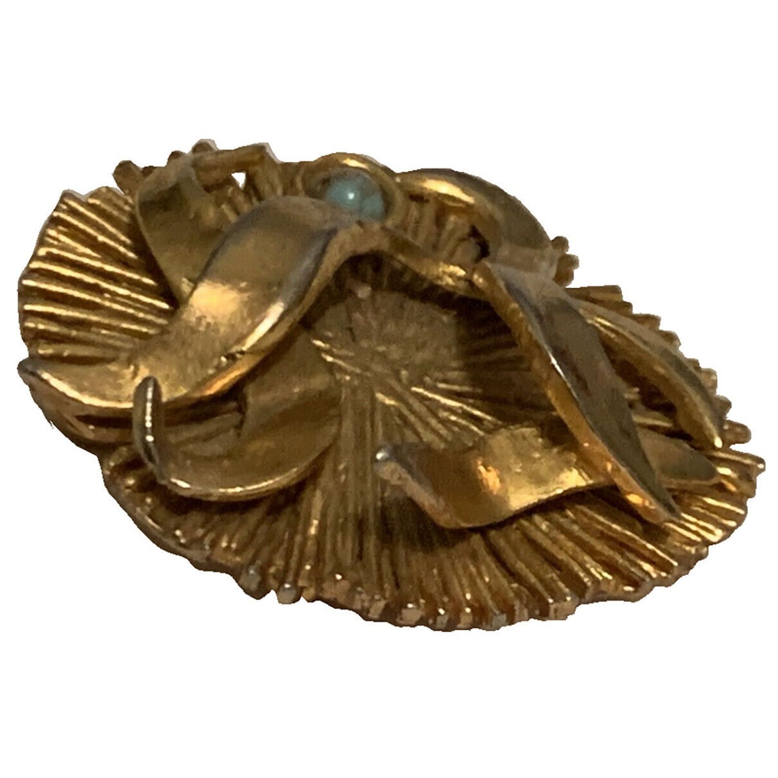 Other Vintage Gold Tone SCHATZ Brooch Size ONE SIZE - 2 Thumbnail
