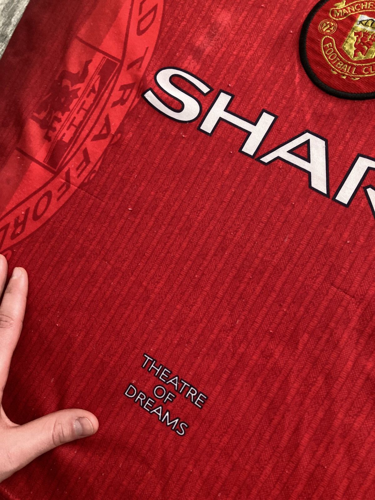 Umbro × Vintage Vintage 96/98 manchester united soccer football jersey L y2k Size US L / EU 52-54 / 3 - 13 Thumbnail
