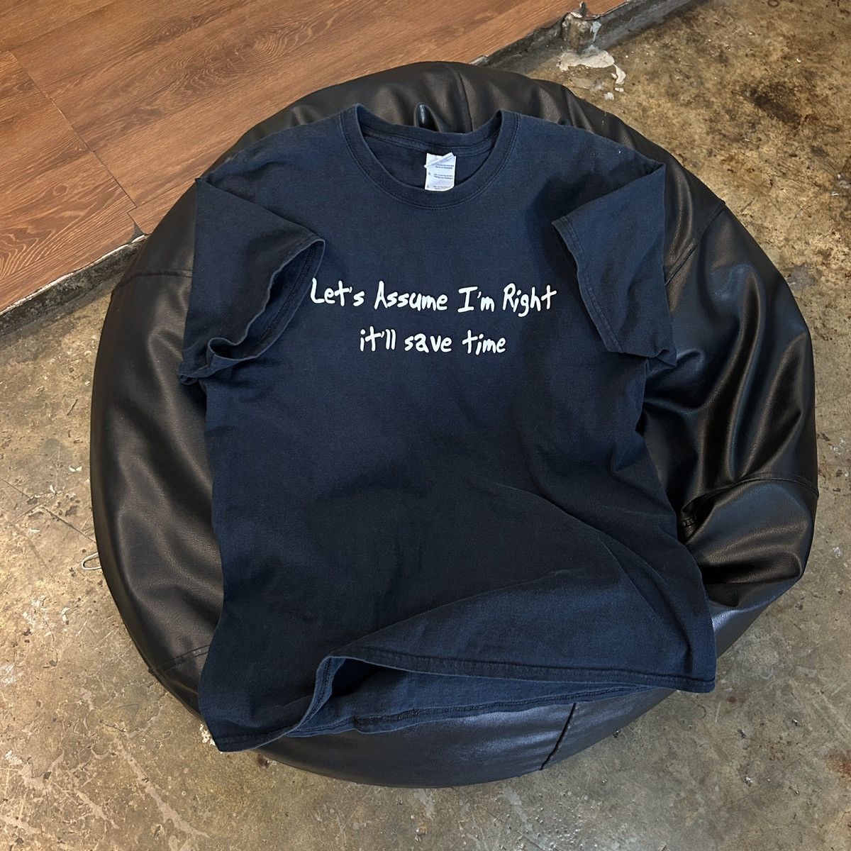 Vintage 2000s Let’s Assume I’m Right Size US L / EU 52-54 / 3 - 13 Thumbnail