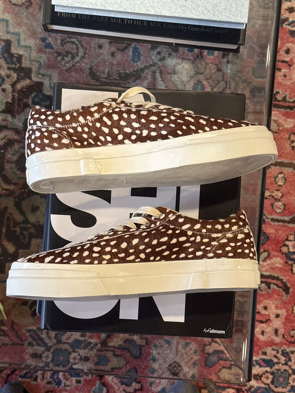 END. × Stepney Workers Club End x Stepney Workers Club animal print sneakers size 12 Size US 12 / EU 45 - 3 Thumbnail