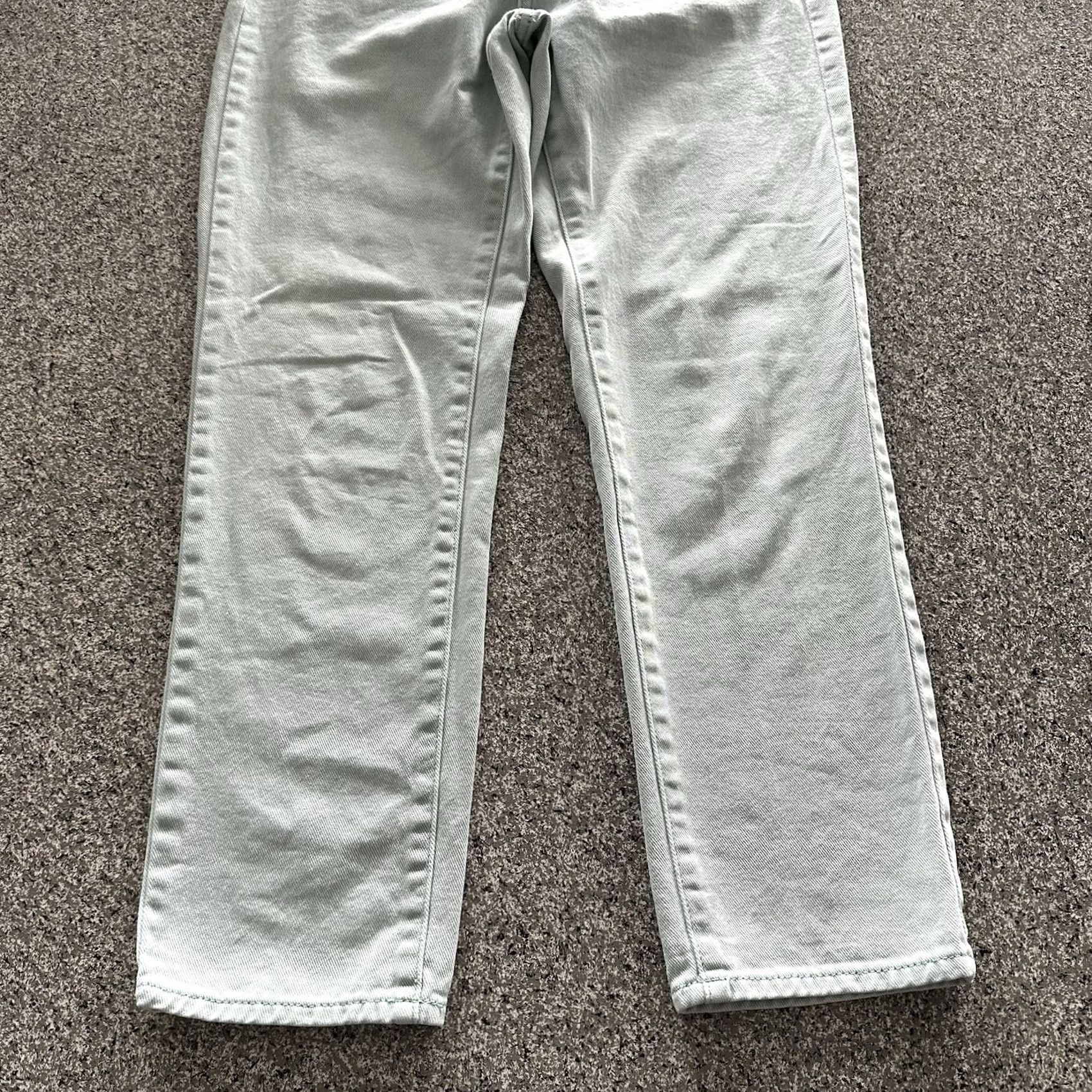 Pacsun Pacsun Jeans Women’s 26x28 High Rise Mom Mint Green Cotton Denim Relaxed Taper Size 26" / US 2 / IT 38 - 2 Thumbnail
