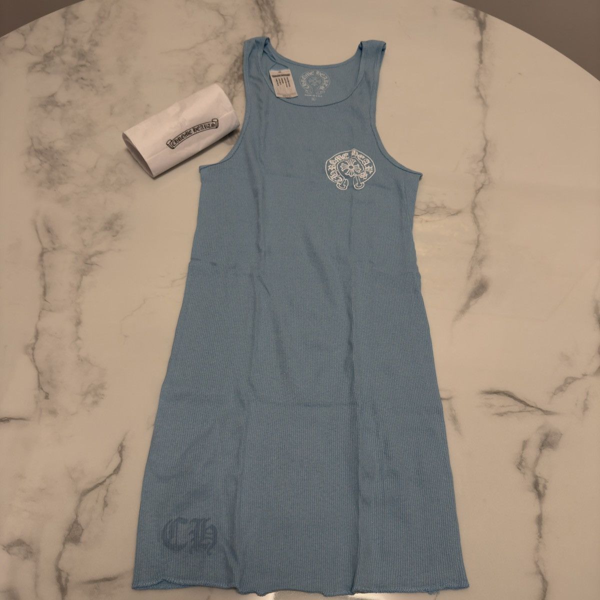 Chrome Hearts CHROME HEARTS BABY BLUE TANK TOP XL 🚫READ DESCRIPTION🚫 Size US XL / EU 56 / 4 - 1 Thumbnail