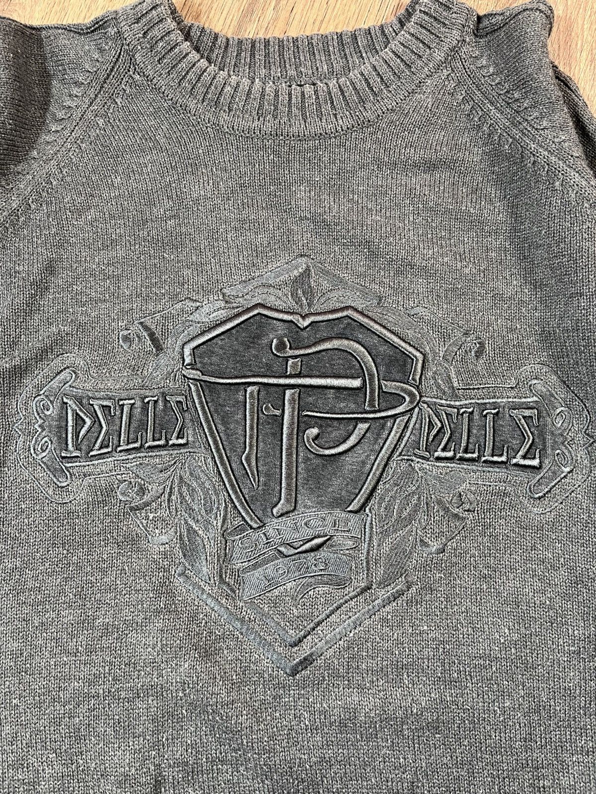 Pelle Pelle × Vintage Vintage Marc Buchanan Pelle Pelle Knit Sweater Rare Big Logo Size US L / EU 52-54 / 3 - 5 Thumbnail