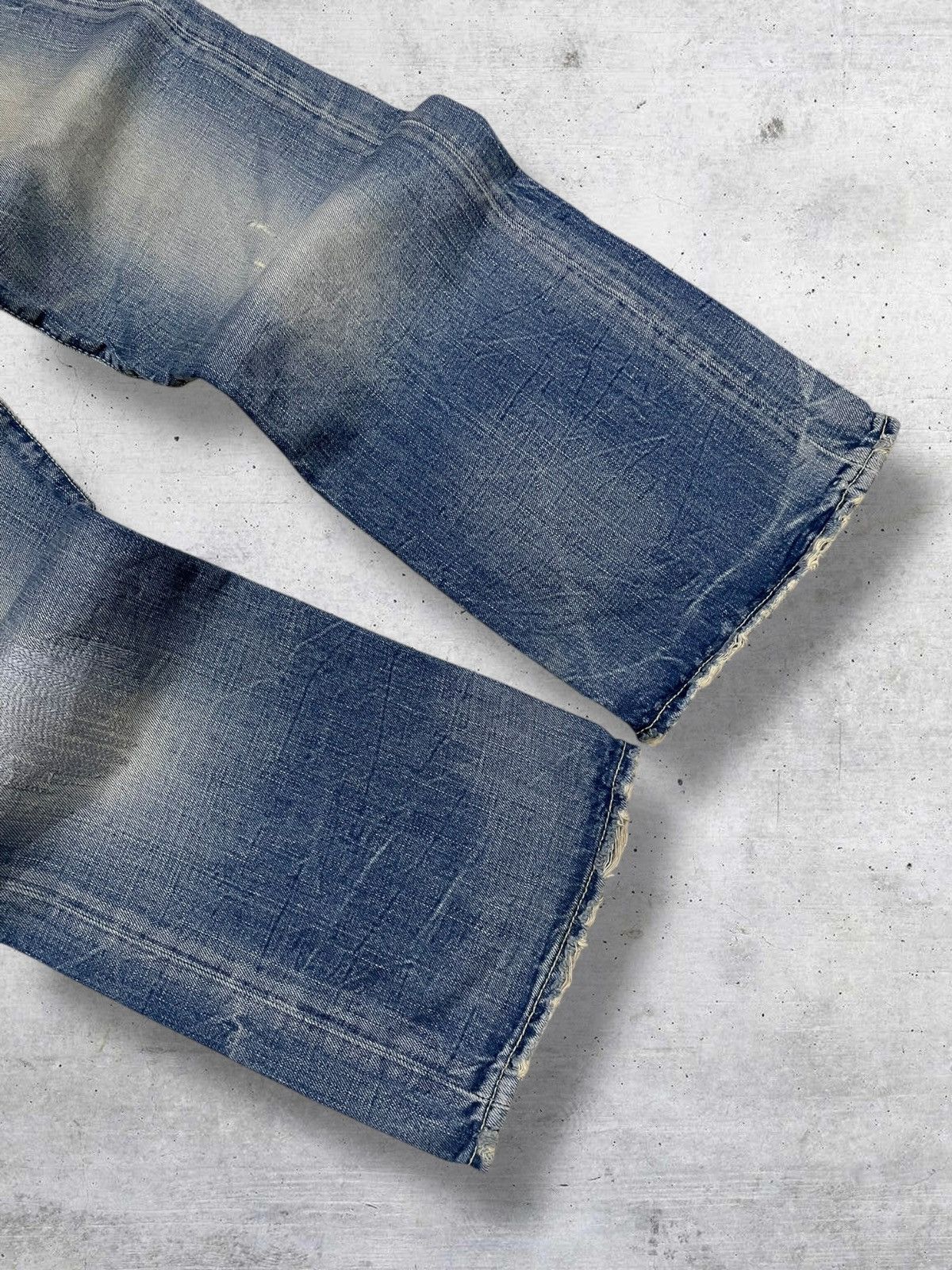 semanticdesign VINTAGE EZRA FITCH RARE JAPAN DESIGNER 90S MUWASH DENIM Size US 30 / EU 46 - 5 Thumbnail