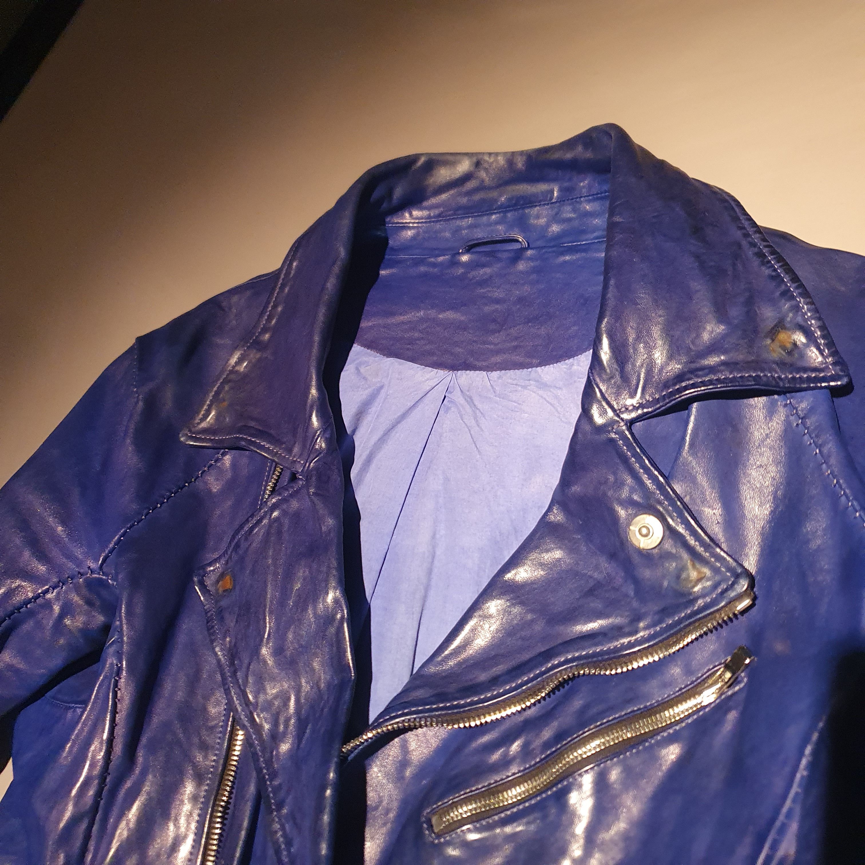 Incarnation Incarnation submarine blue leather jacket Size US M / EU 48-50 / 2 - 6 Thumbnail