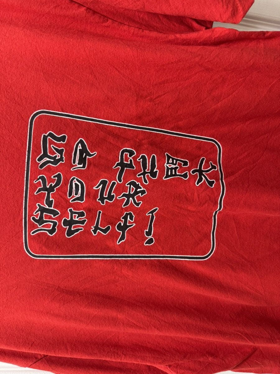 Delta Delta Pro Weight Chinese Letters Go Fuck Yourself Funny RARE Size US XL / EU 56 / 4 - 2 Thumbnail
