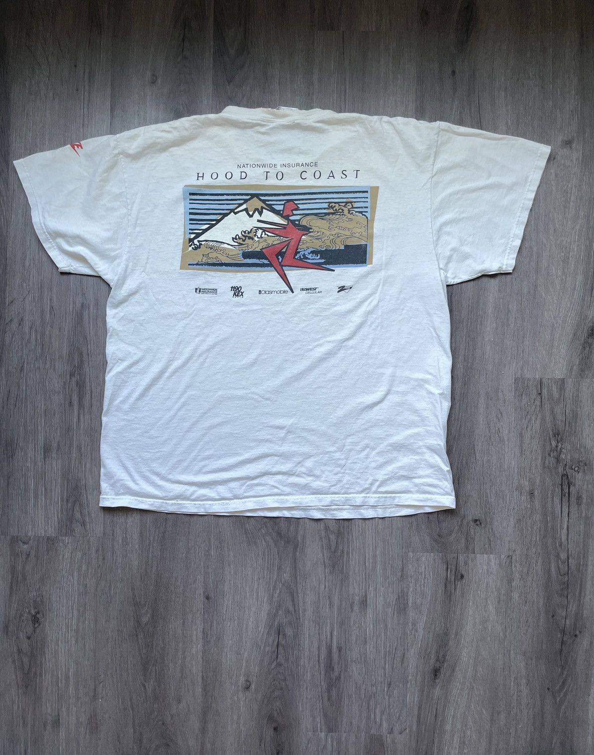 Nike Vintage 90’s Nike USA “Hood to Coast Relay” T-Shirt (Sz. L) Size US L / EU 52-54 / 3 - 1 Thumbnail