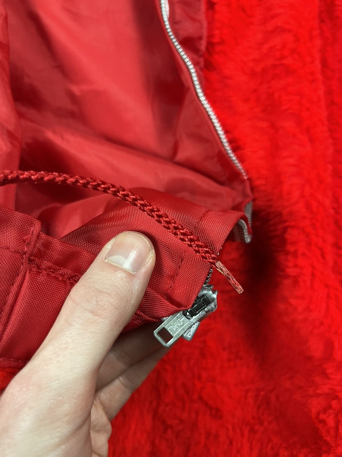 Vintage Great Lakes Jacket red Sherpa faux fur Pharrell style Size US L / EU 52-54 / 3 - 5 Thumbnail
