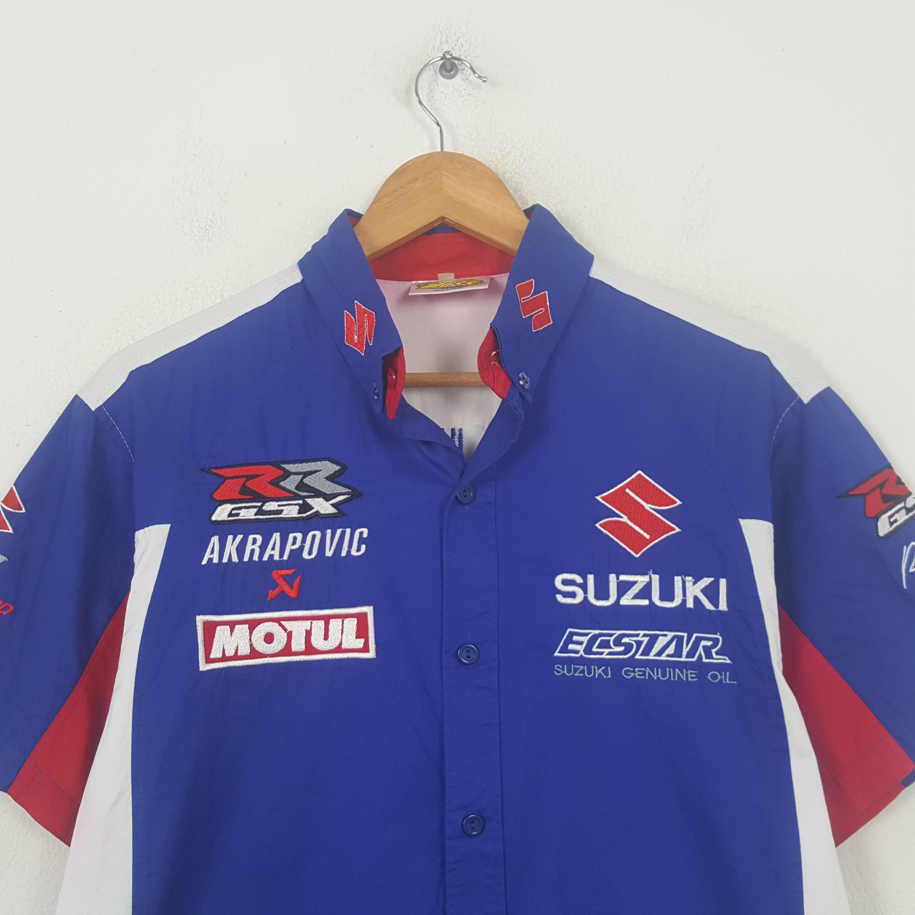 Japanese Brand Vintage Suzuki Japanese Racing Team Shirt C294N67 Size US M / EU 48-50 / 2 - 4 Thumbnail