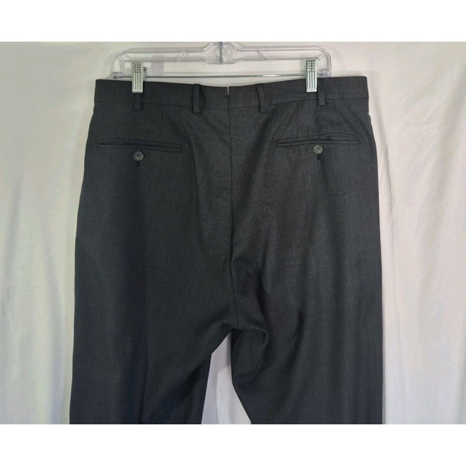 J.Hilburn J.Hilburn Vitale Barberis Canonico Black Revenge Pants 34x30 Size US 34 / EU 50 - 5 Thumbnail