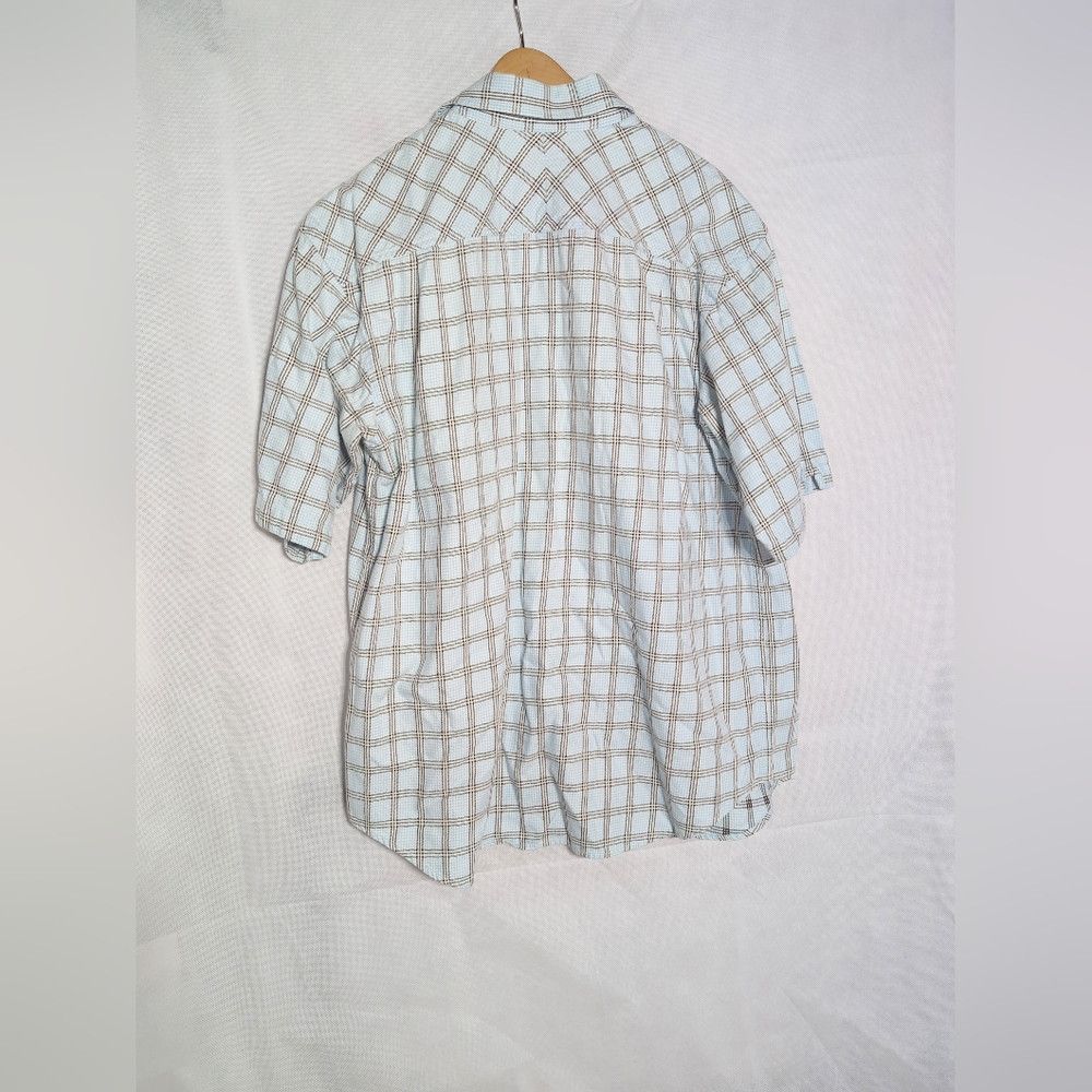 Sean John Men's Blue Windowpane Checkered Shirt By Sean John Sx XL Size US XL / EU 56 / 4 - 5 Thumbnail