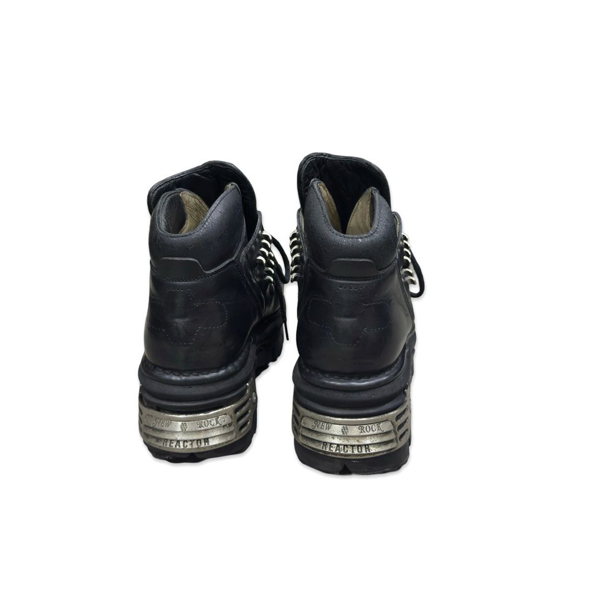 New Rock Vintage New Rock M220 Reactor Metallic Ankle Boots Size US 8.5 / EU 41-42 - 6 Thumbnail