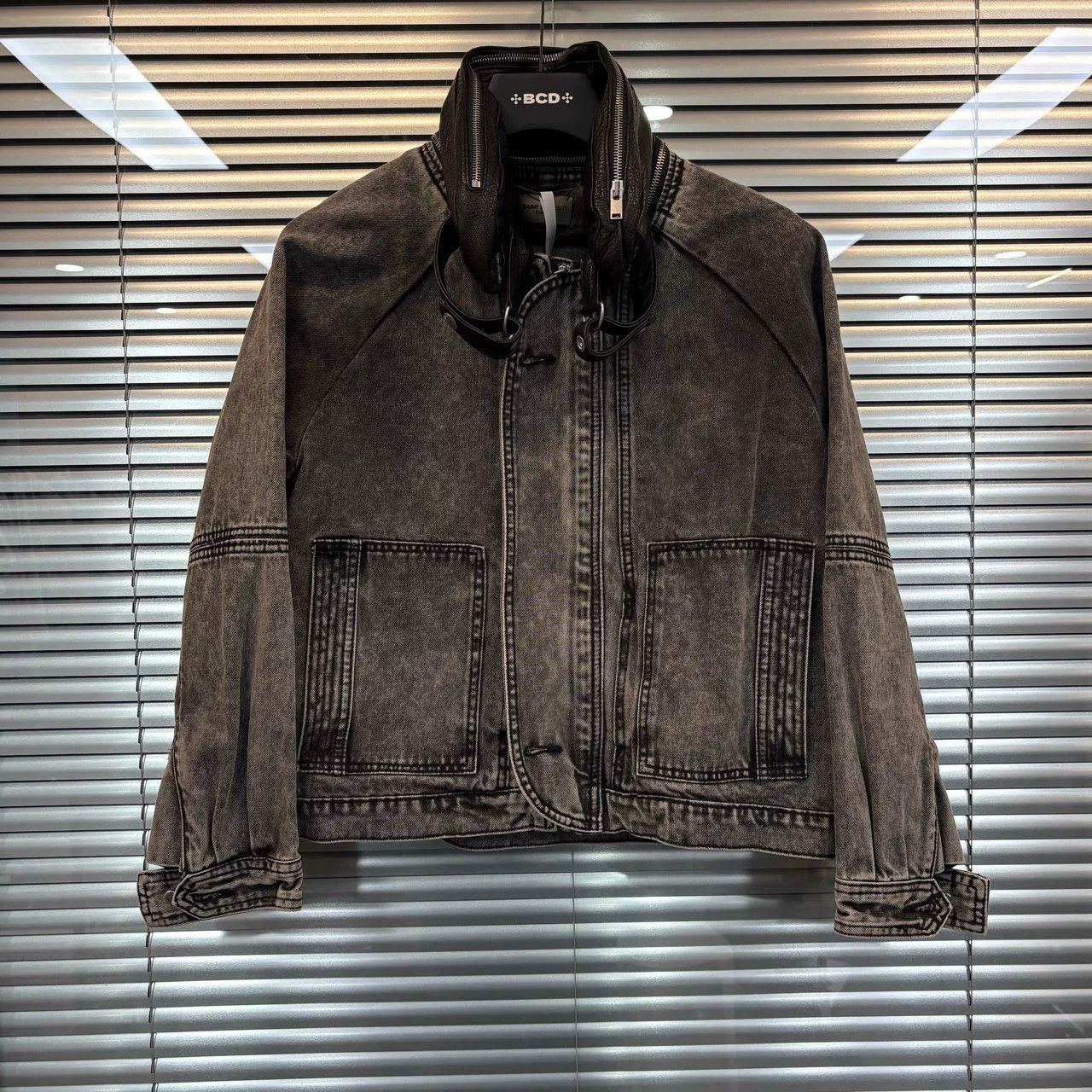 Yves Saint Laurent black denim jacket by ysl Size US M / EU 48-50 / 2 - 1 Thumbnail